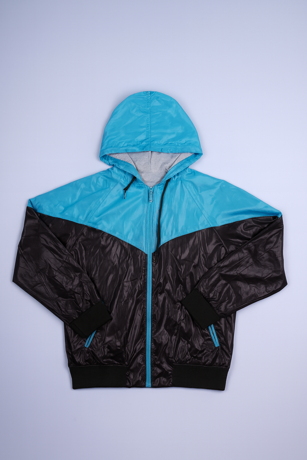 MUJI - Turquoise Zipper Puffer Jacket