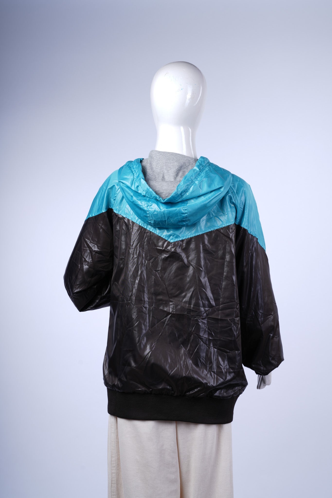MUJI - Turquoise Zipper Puffer Jacket