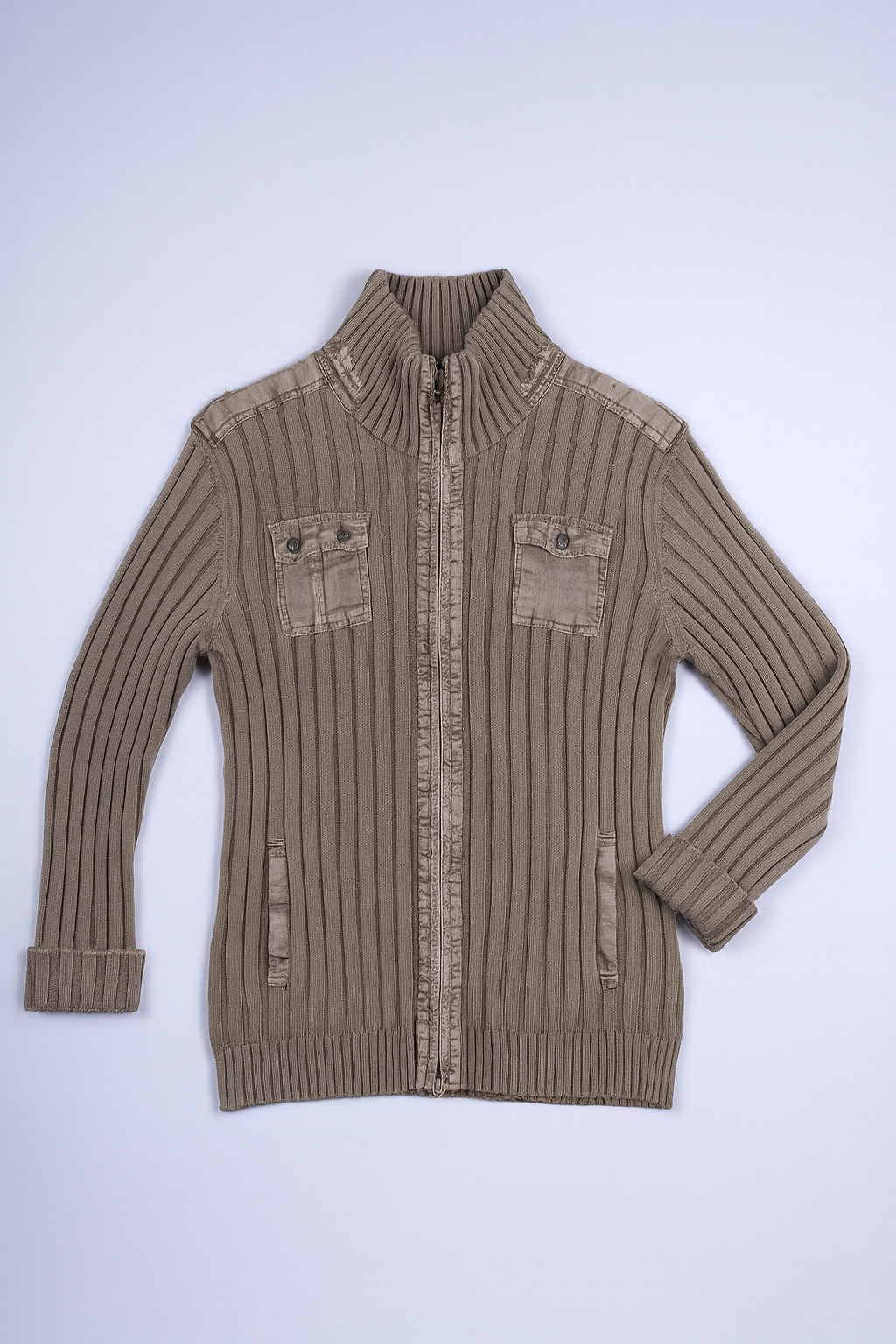 MICHEL KLEIN - Suede Ribbed Jacket