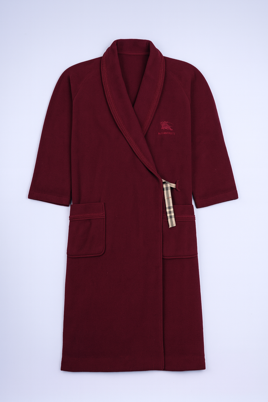 BURBERRY - Burgundy Long Coat