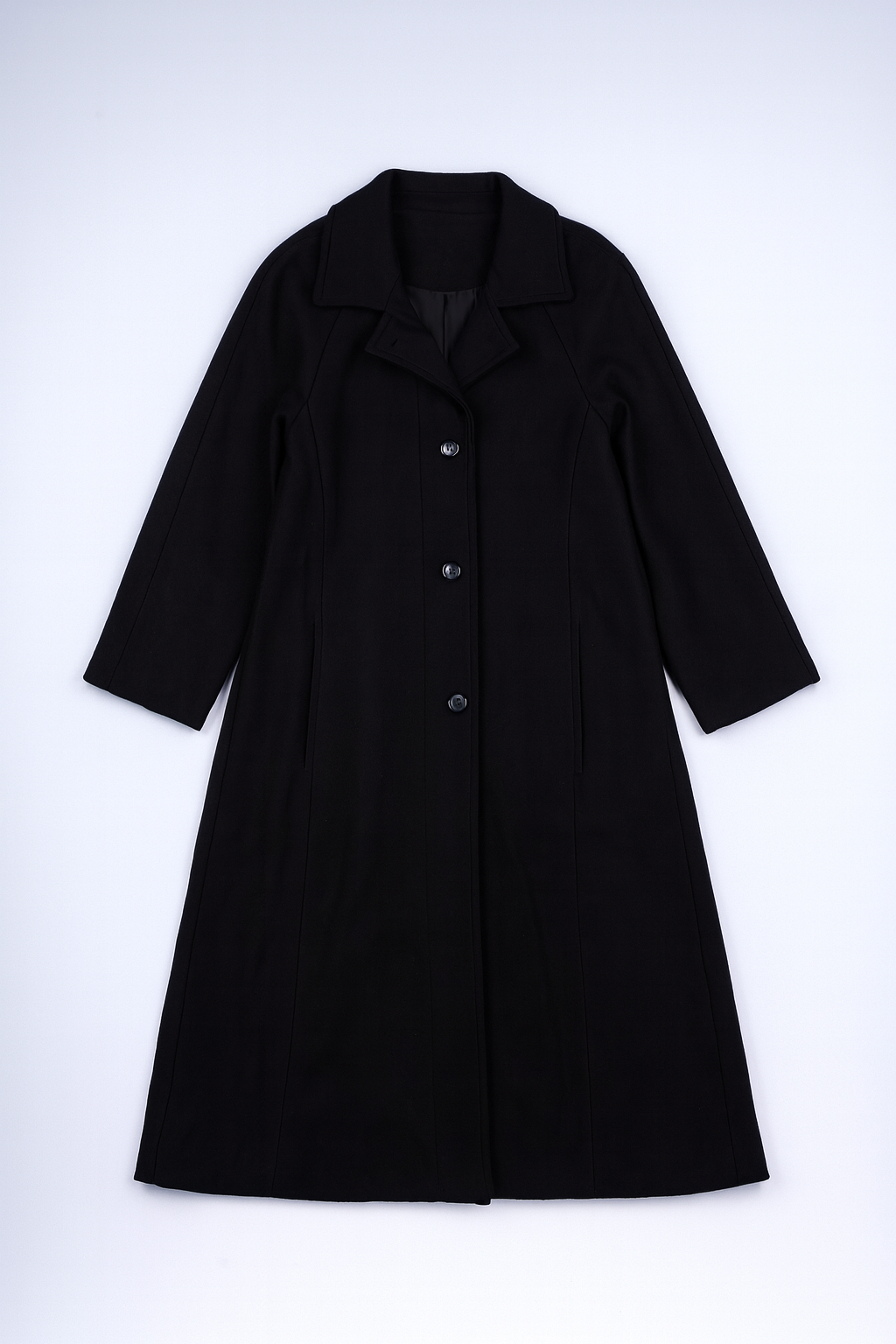 LOUERE - Men's  Long Coat Formal Overcoat