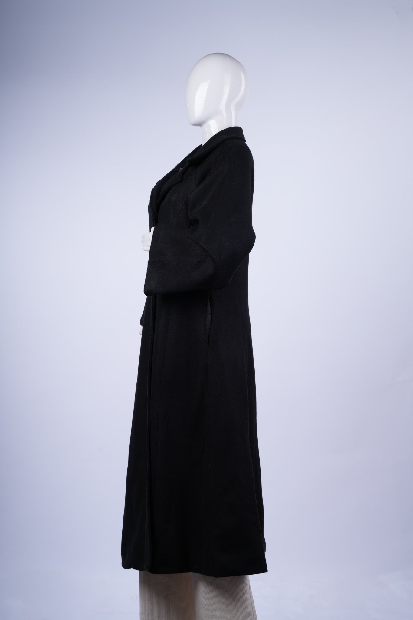 LOUERE - Men's  Long Coat Formal Overcoat