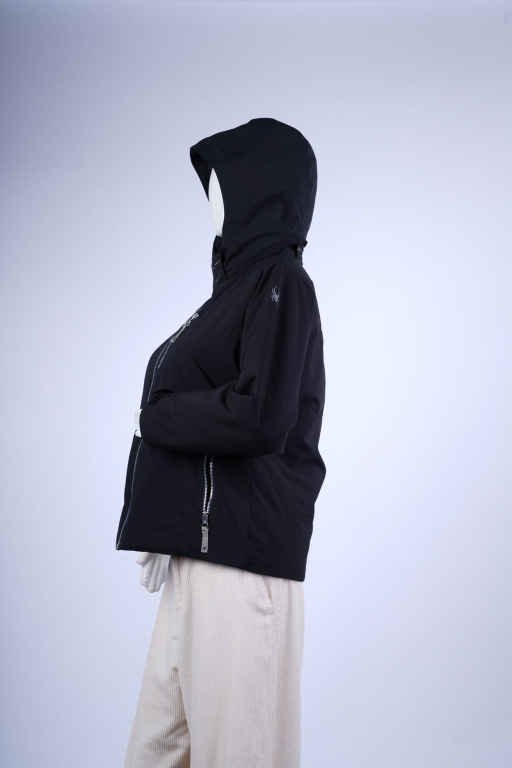 Black Zip-Up Hoodie Jacket