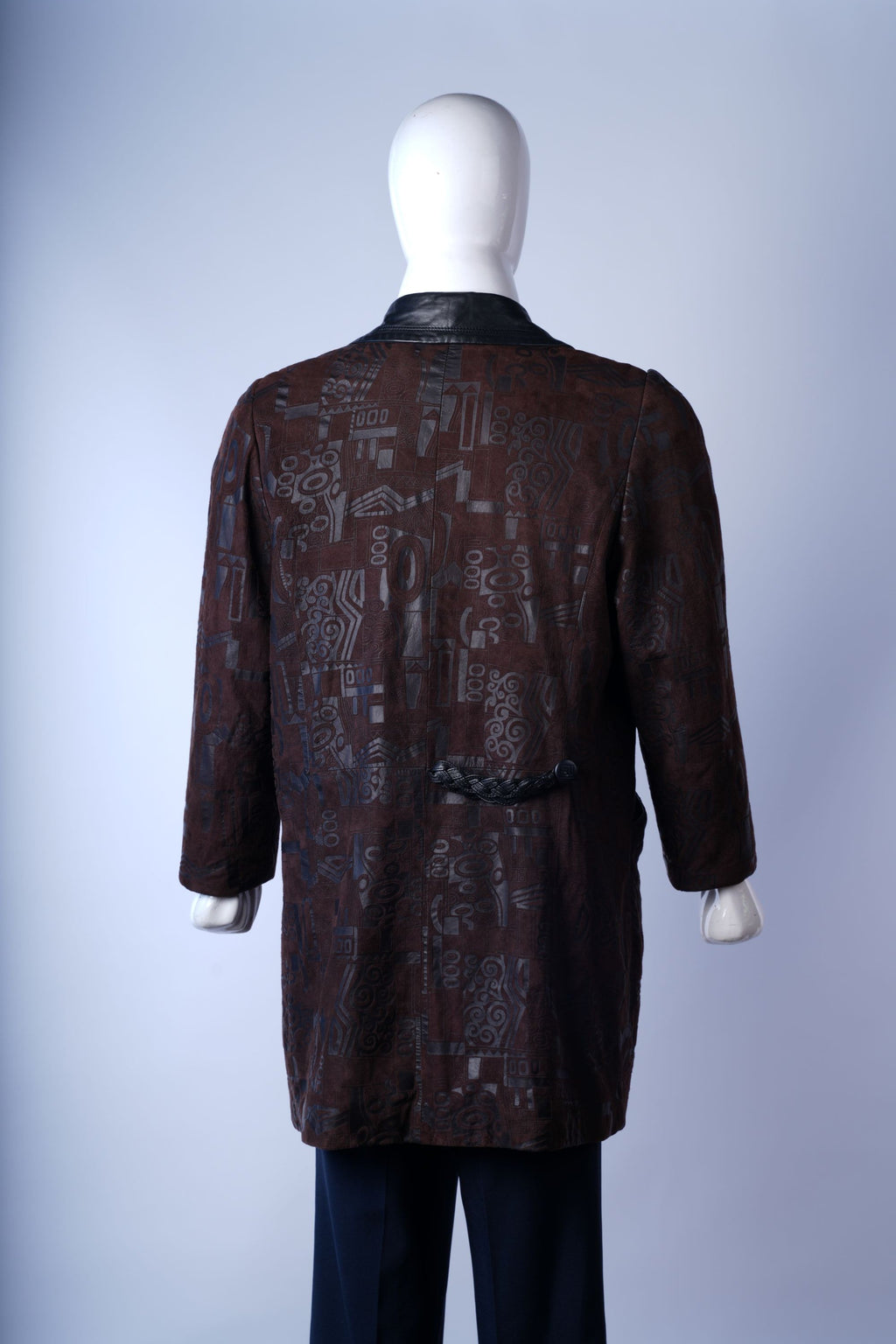 Versatile black leather jacket perfect for everyday wear and easy layering.