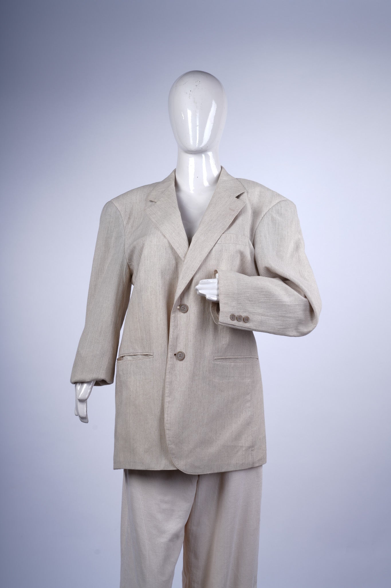 TROY BROS - Light Beige Tailored Blazer