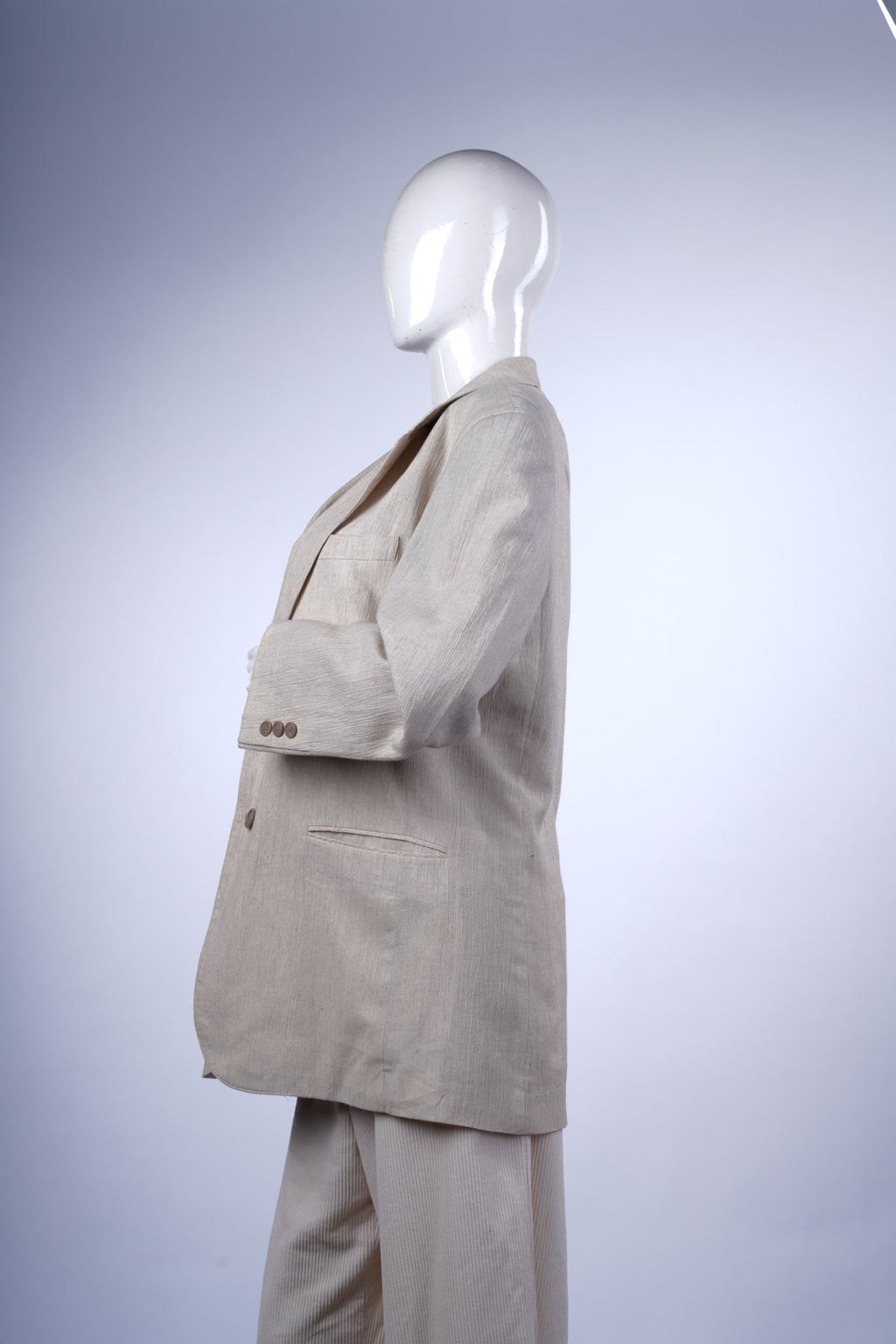 TROY BROS - Light Beige Tailored Blazer