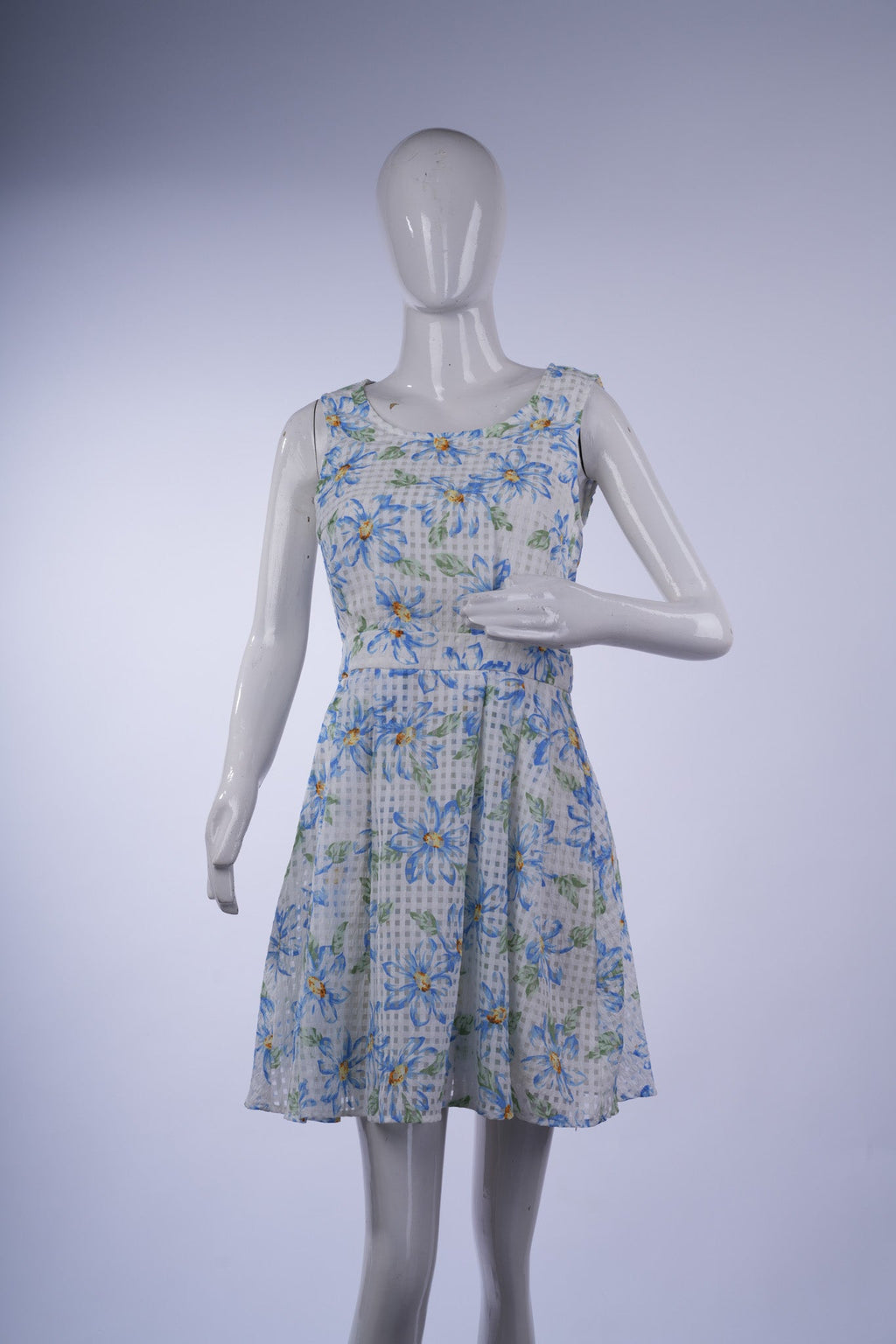 INGNI - White Sleeveless Mini Dress