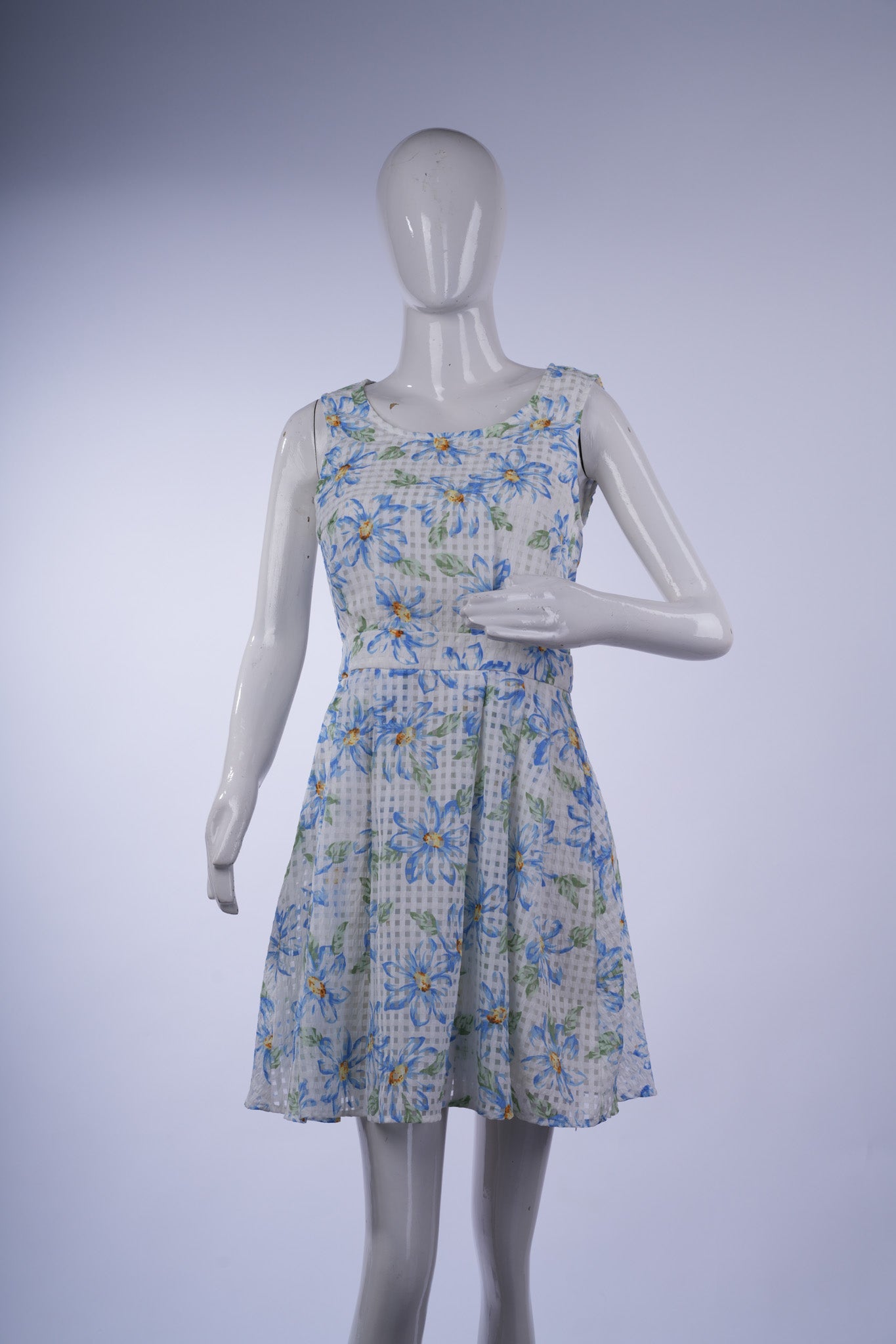 INGNI - White Sleeveless Mini Dress