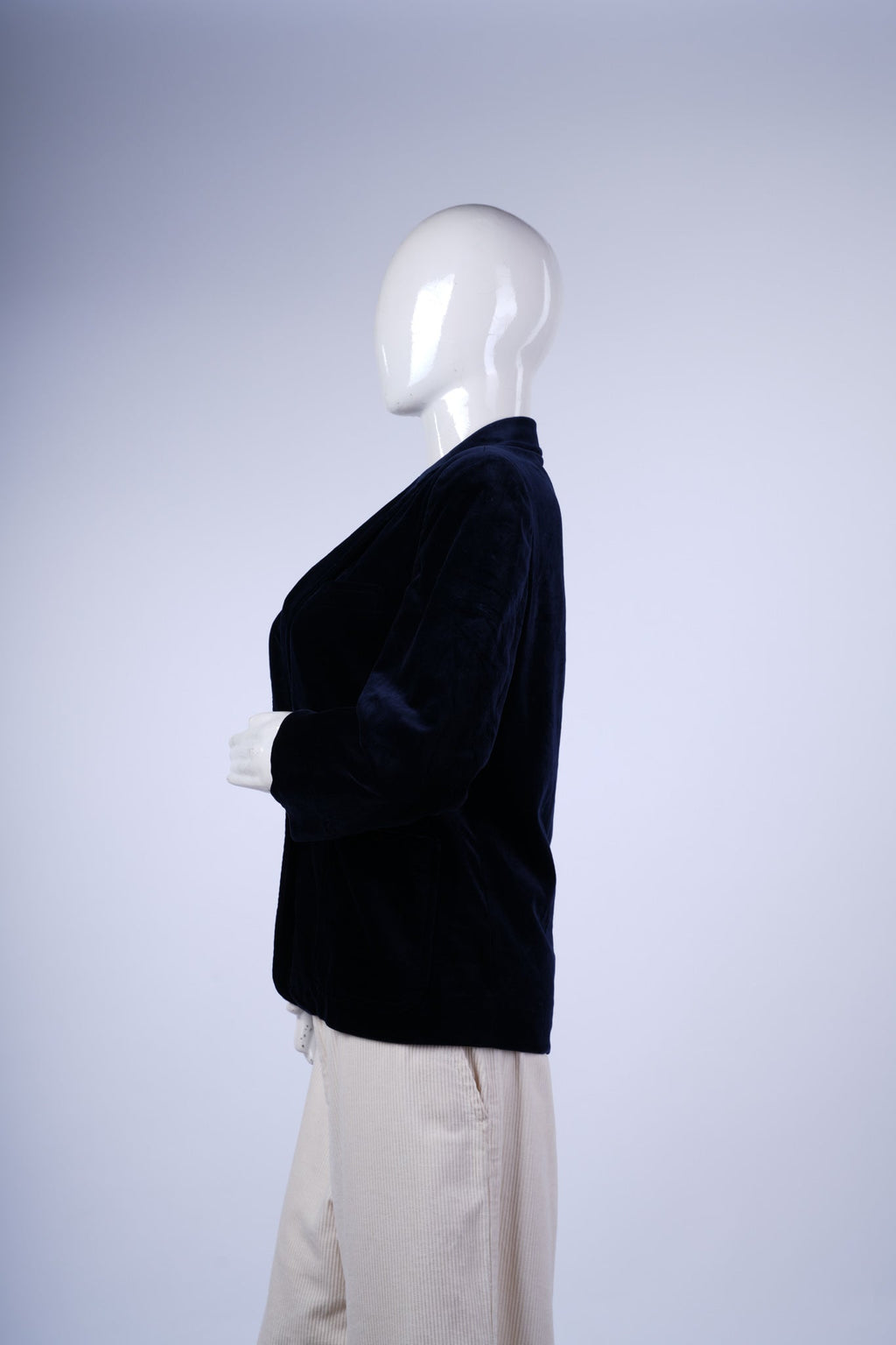 BRUNO PIATTELLI - Single-Breasted Velvet Blazer