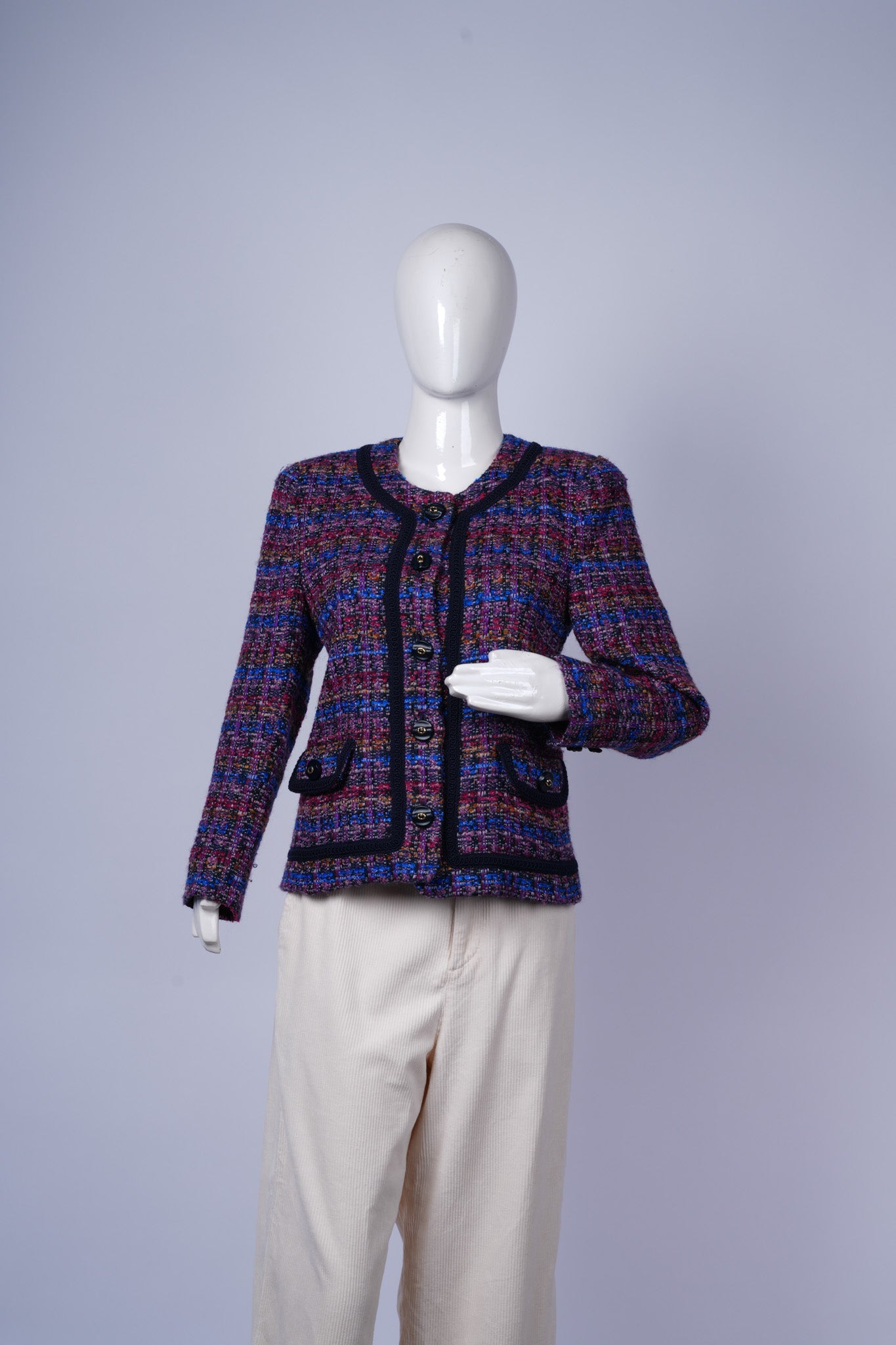 women's elegant tweed coat ideal for versatile layering and polished outfits