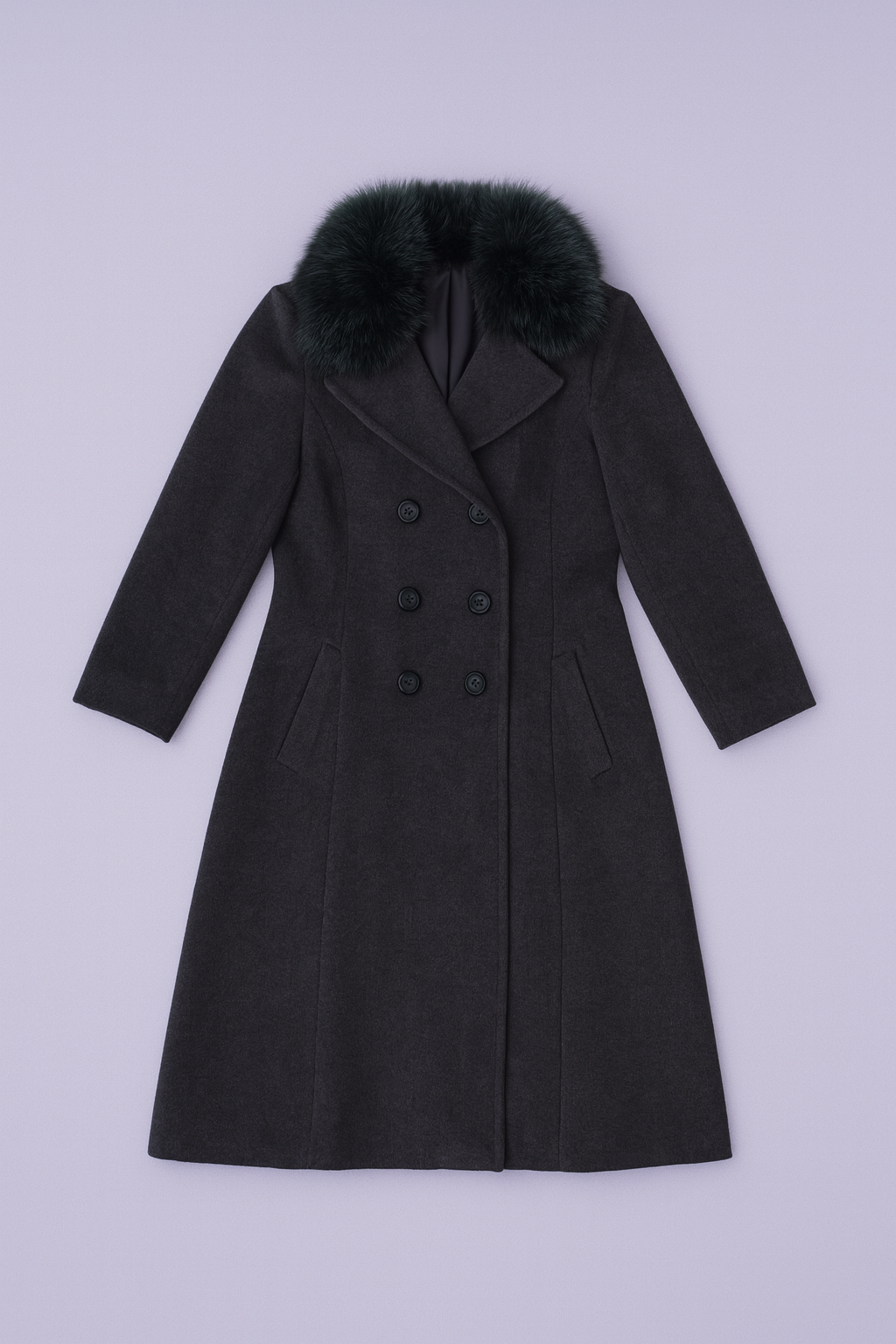 Vintage Chester coat front view ? wool blend overcoat