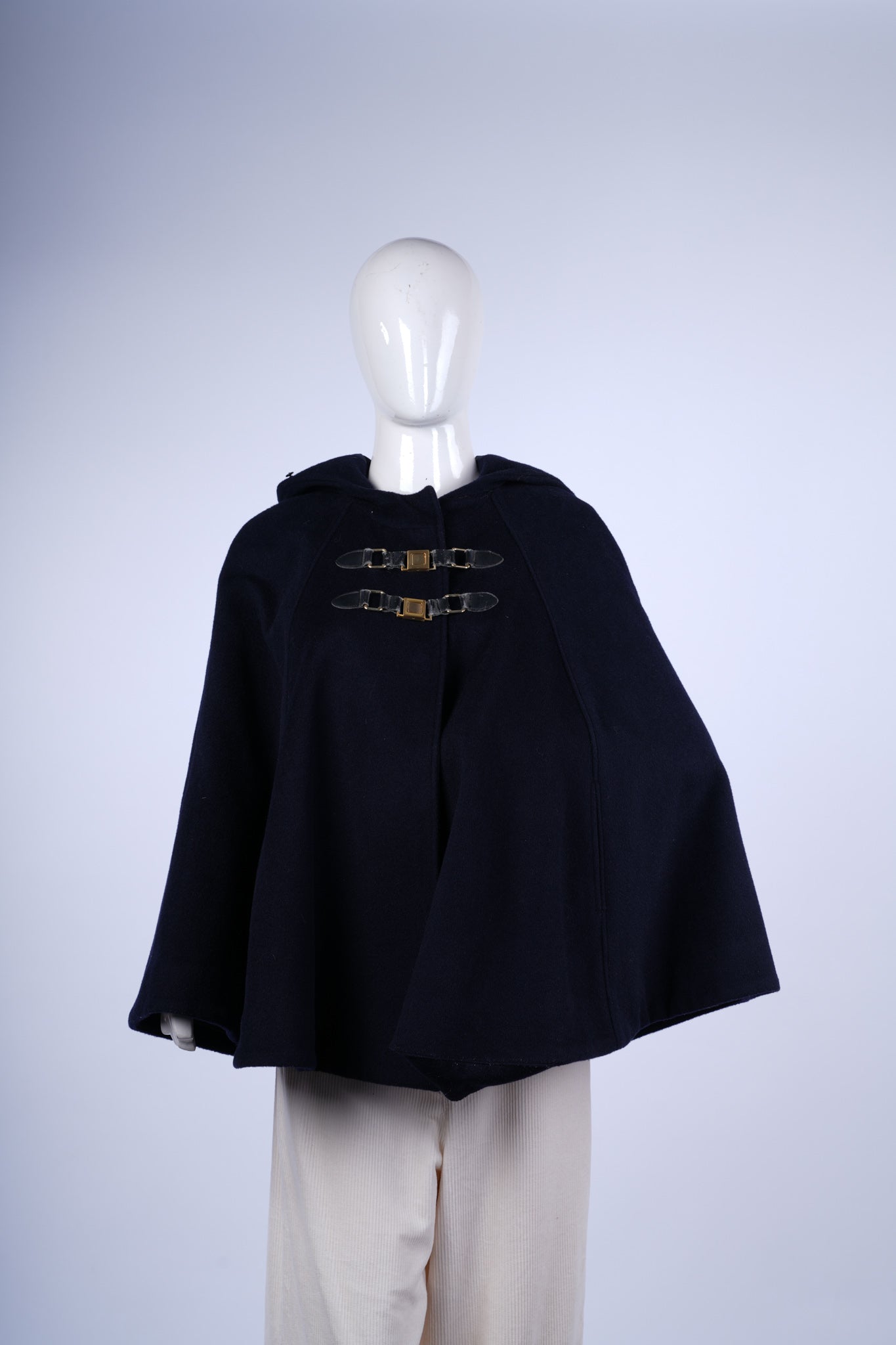 LENTILLE LUXE - Wool-Blend Cape Coat