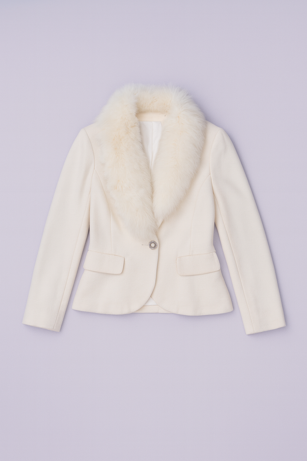 women's structured single-button blazer in sleek design by CIL BEE, perfect for formal wear.