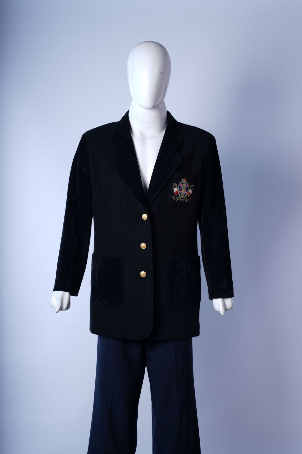 Full-length vintage Chester coat from the back ? tailored silhouette