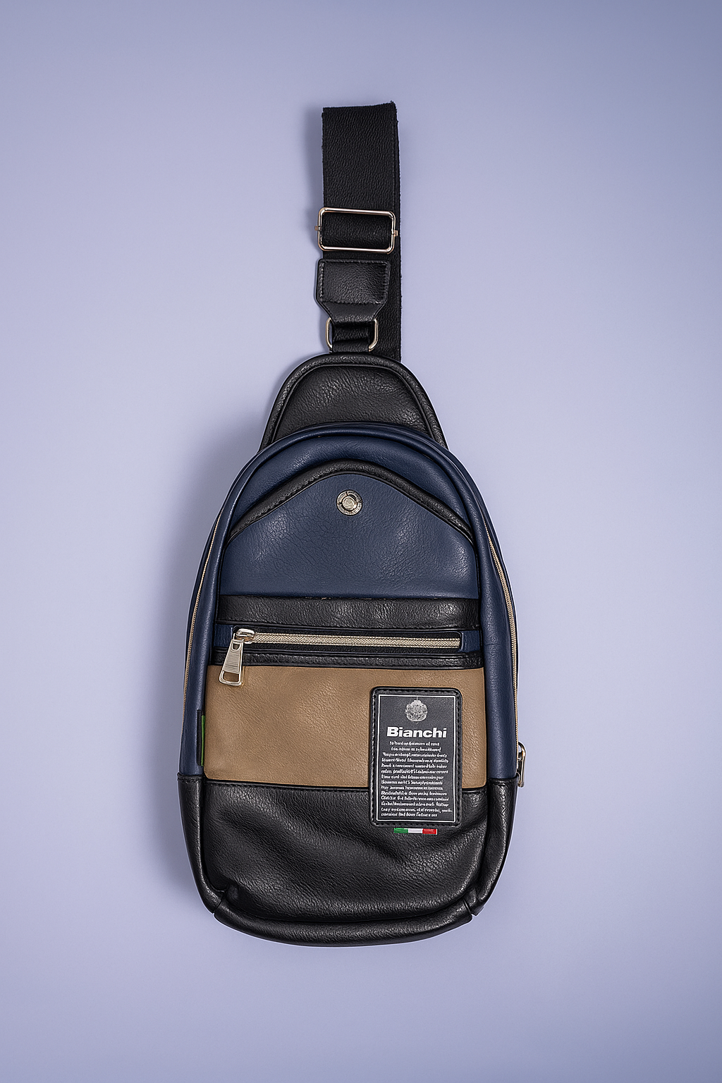 Bianchi Universita Black/Navy Body Bag