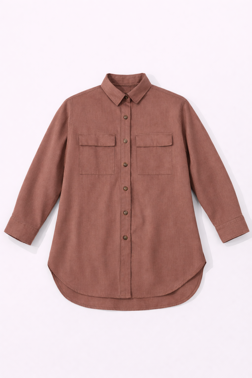 Utility style button-up shirt with chest pockets