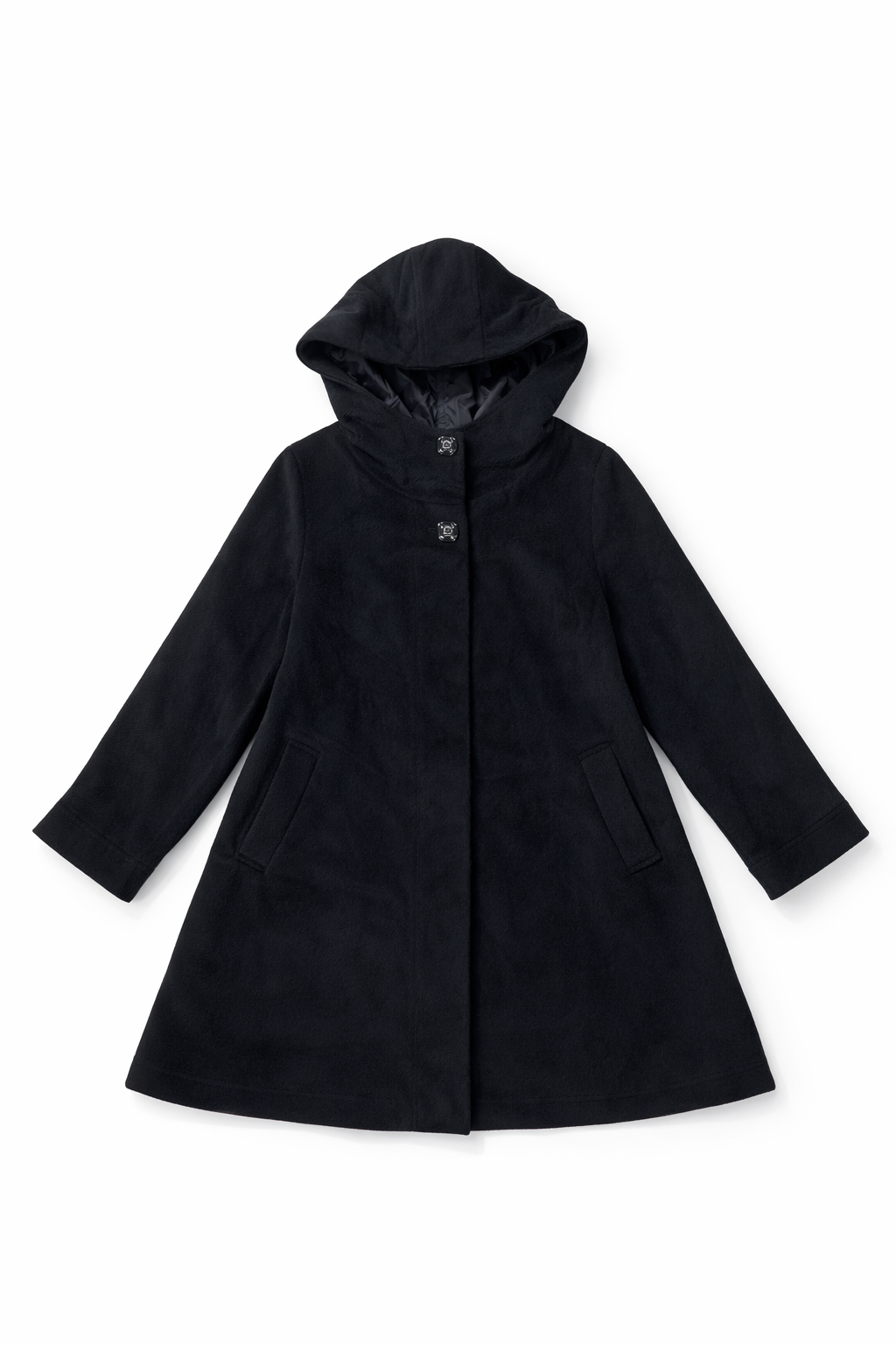 Minimal structured outer coat with clean tailored lines